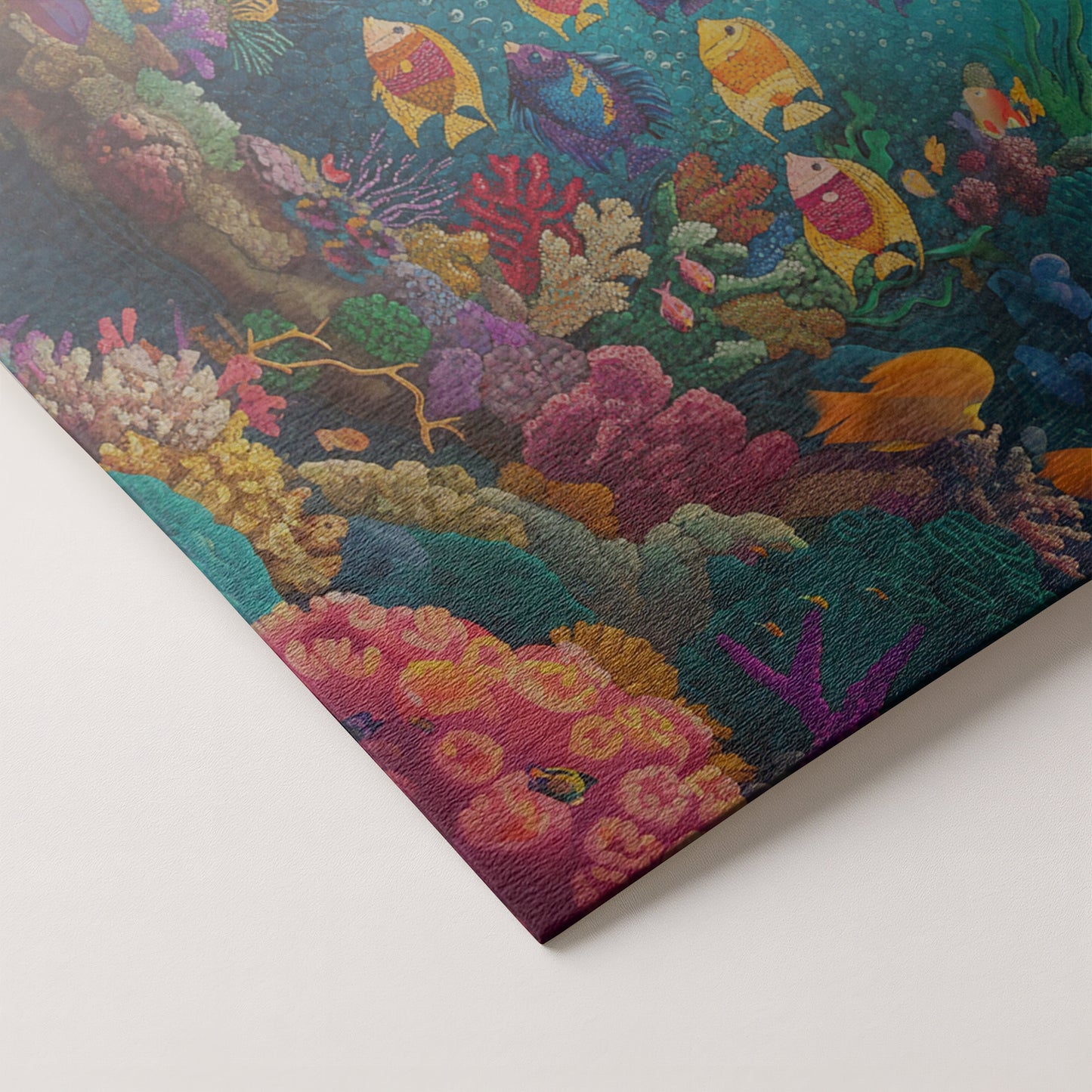 Colorful Tropical Fish Caribbean wall art artwork by MoomZee Artwork