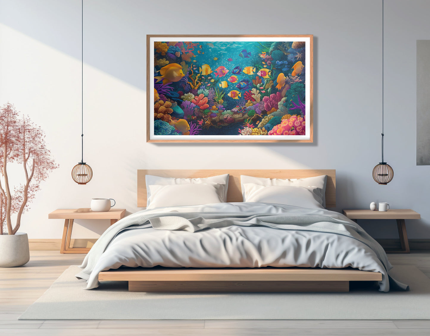 Colorful Tropical Fish Caribbean wall art view 81
