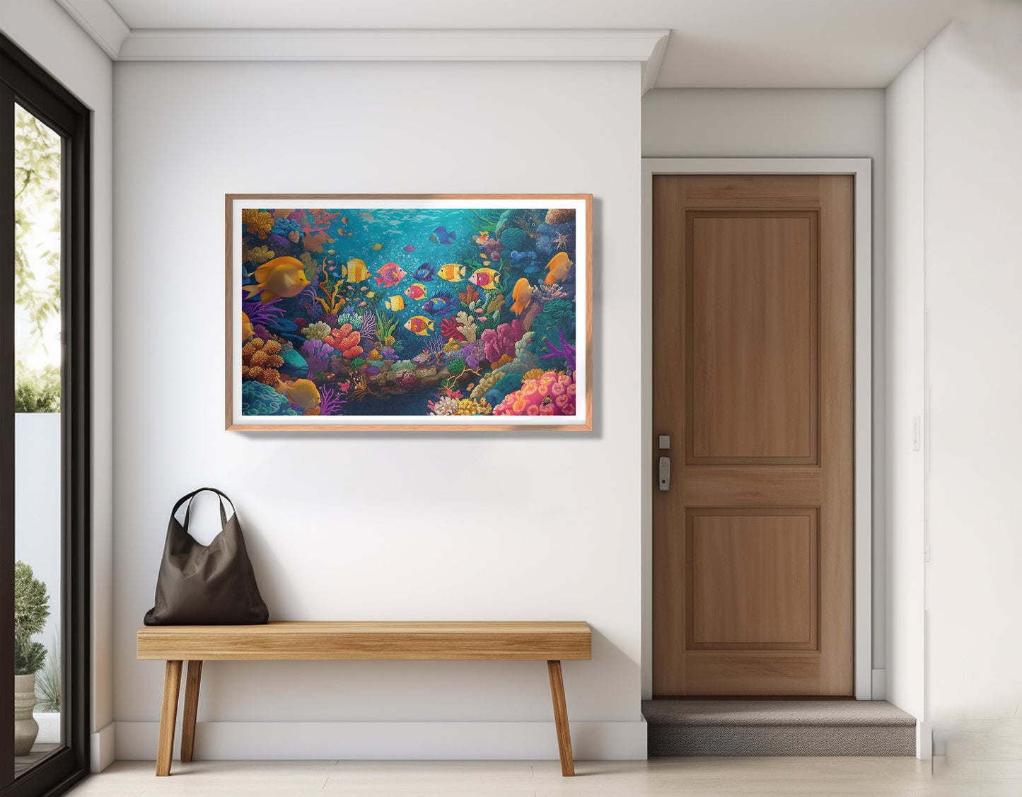 Colorful Tropical Fish Caribbean wall art view 83