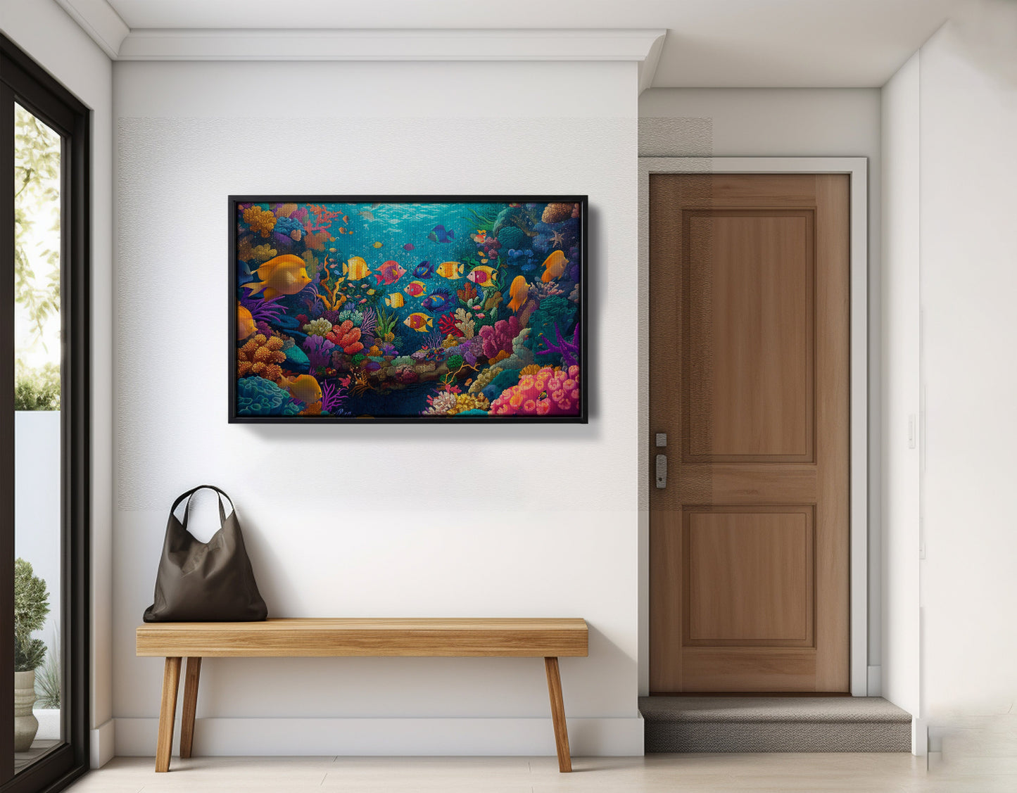 Colorful Tropical Fish Caribbean wall art view 29