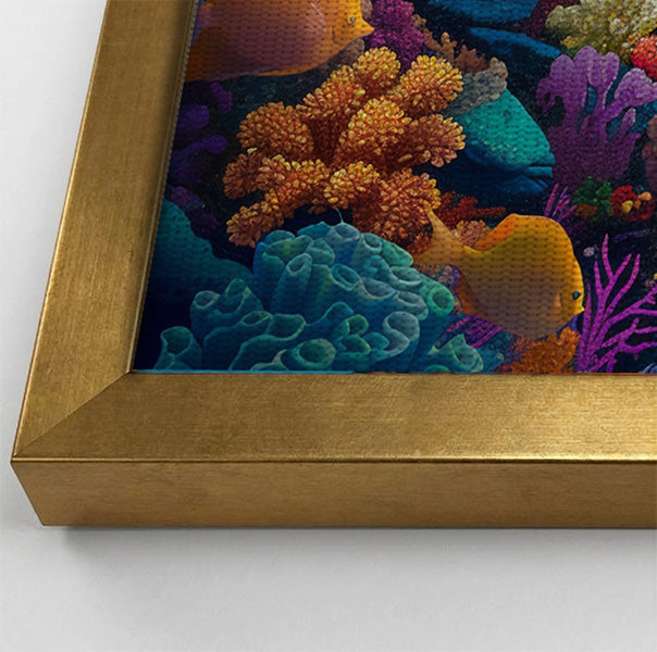 Colorful Tropical Fish Caribbean wall art view 40