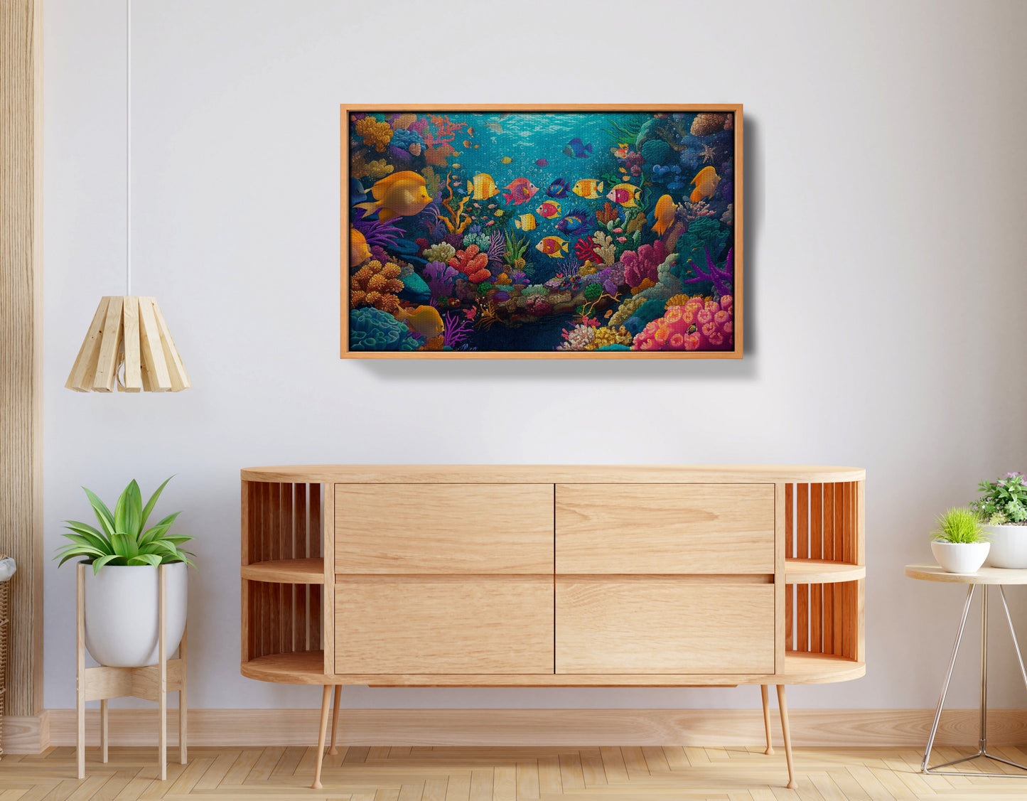 Colorful Tropical Fish Caribbean wall art view 44