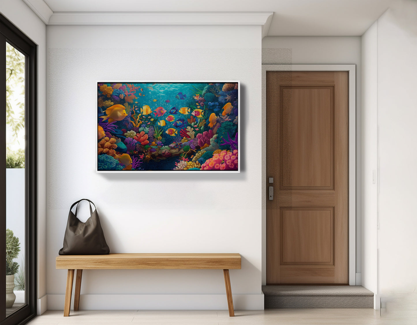 Colorful Tropical Fish Caribbean wall art view 65