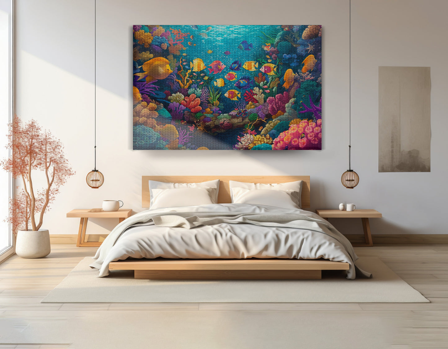 Colorful Tropical Fish Caribbean wall art view 15