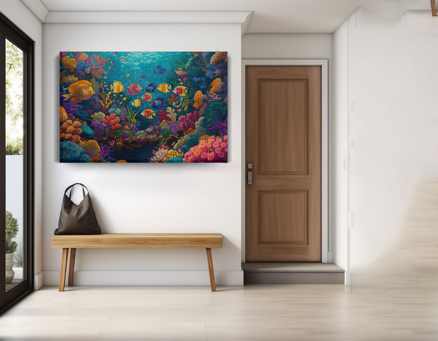 Colorful Tropical Fish Caribbean wall art view 17