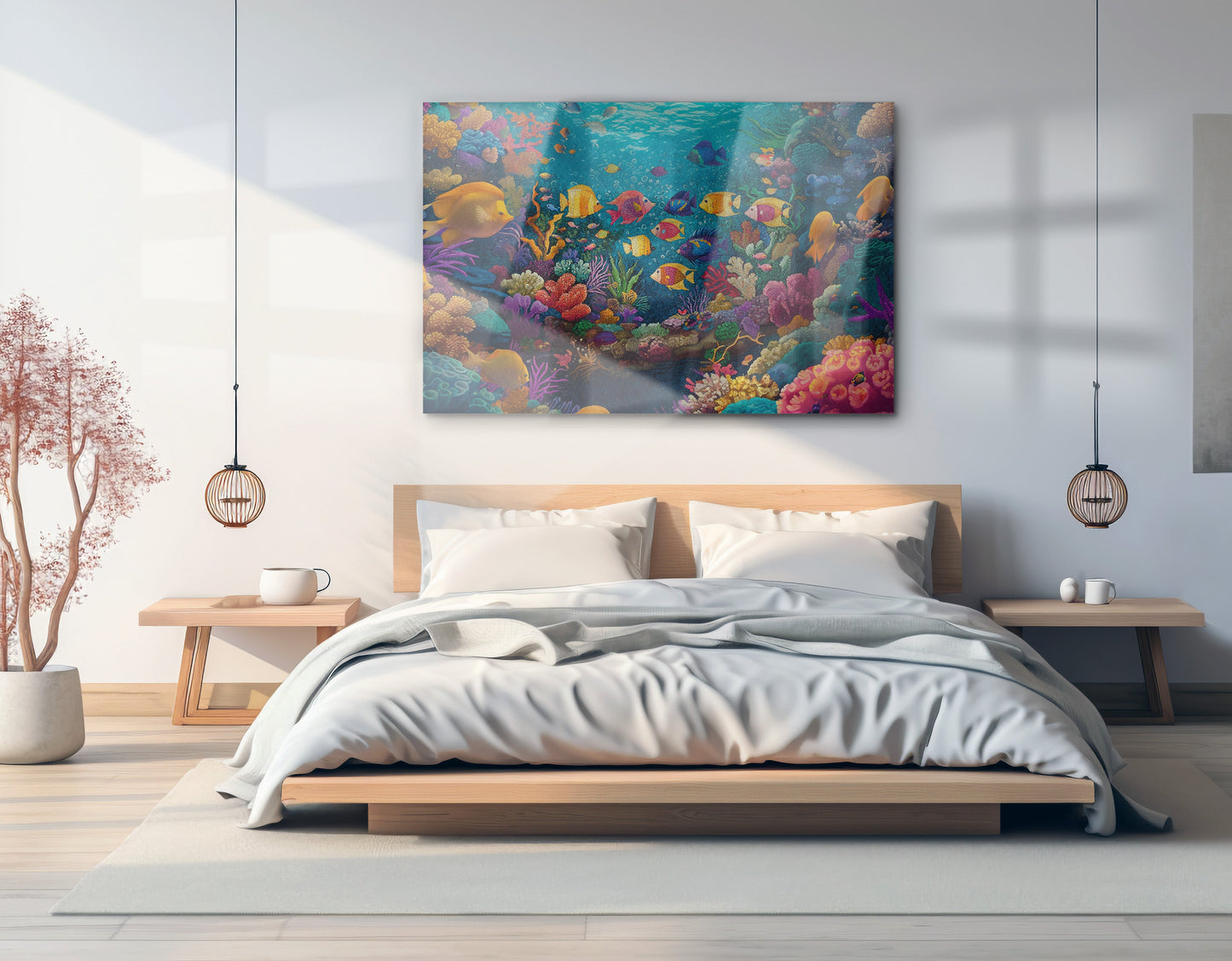 Colorful Tropical Fish Caribbean wall art view 21