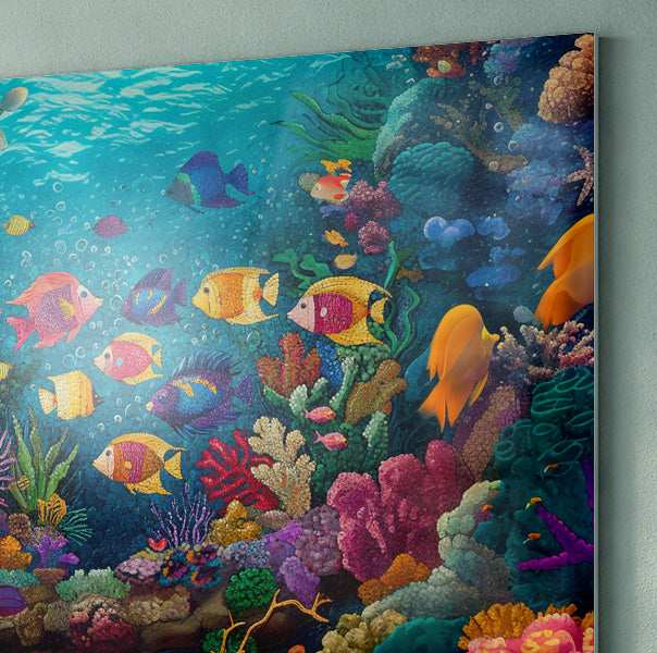 Colorful Tropical Fish Caribbean wall art view 22