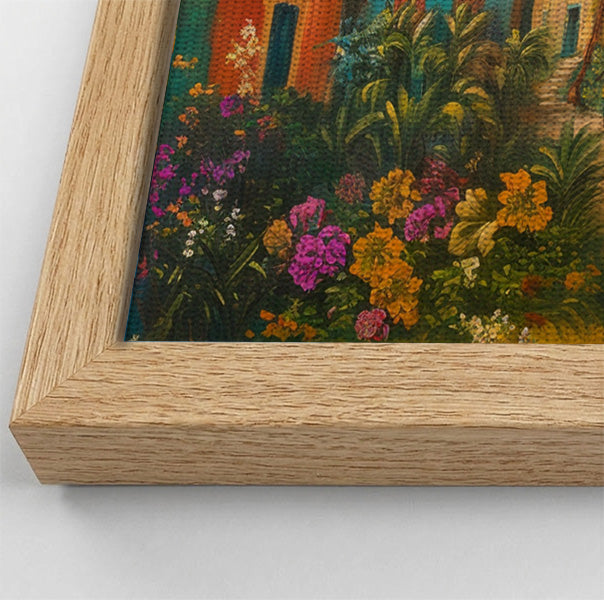 Tropical Village Road Black Caribbean wall art view 52