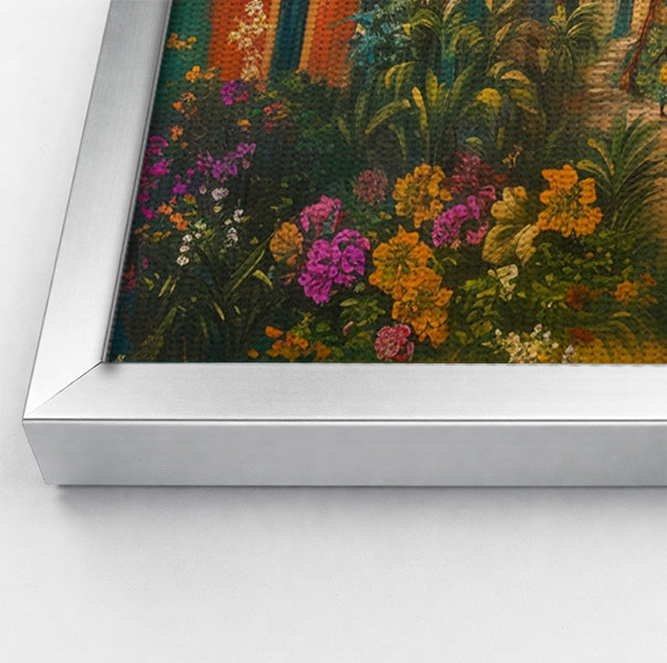 Tropical Village Road Black Caribbean wall art view 58