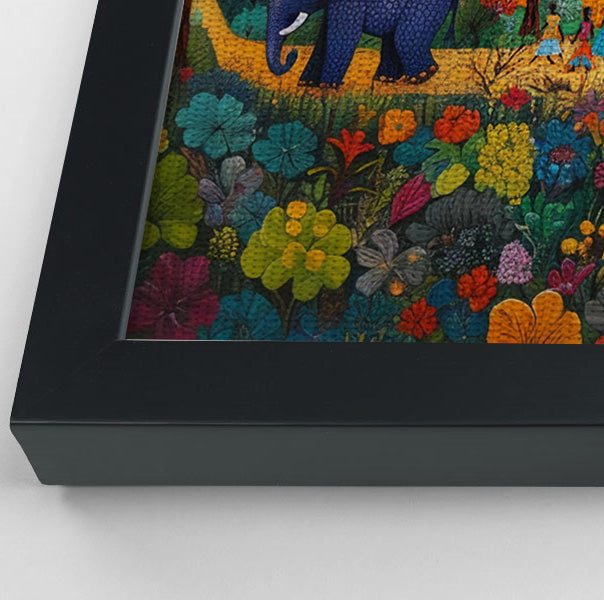 Tropical Village Elephant Caribbean wall art view 28