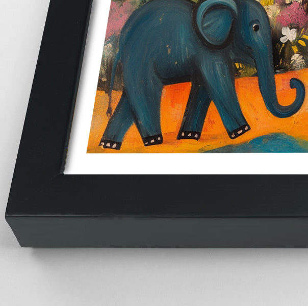 Elephant Village Parade Caribbean wall art view 70