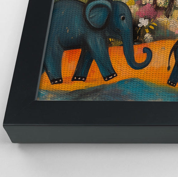 Elephant Village Parade Caribbean wall art view 28
