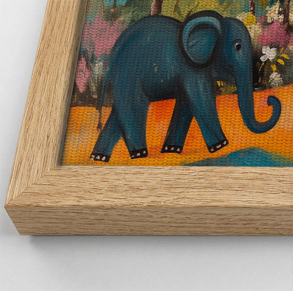 Elephant Village Parade Caribbean wall art view 52