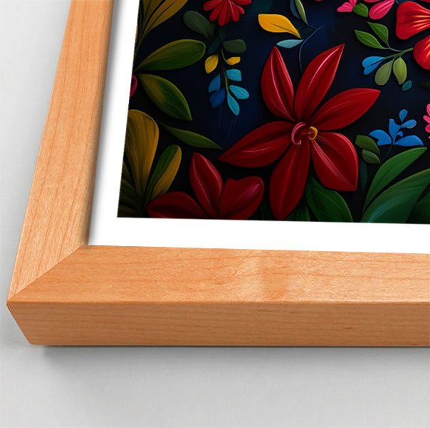 Tropical Bird Floral Caribbean wall art view 82