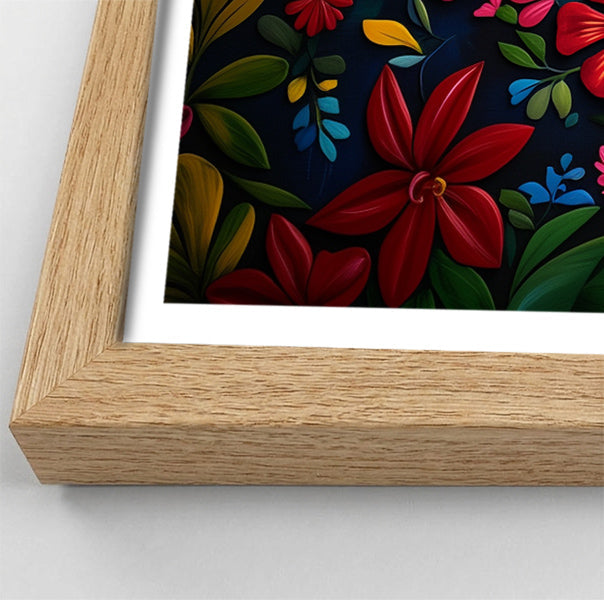 Tropical Bird Floral Caribbean wall art view 76