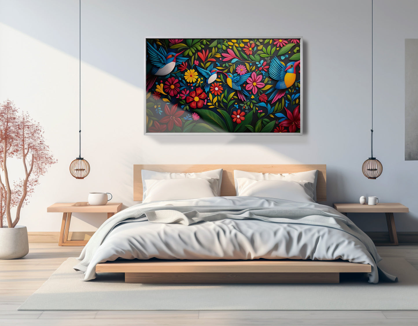 Tropical Bird Floral Caribbean wall art view 57