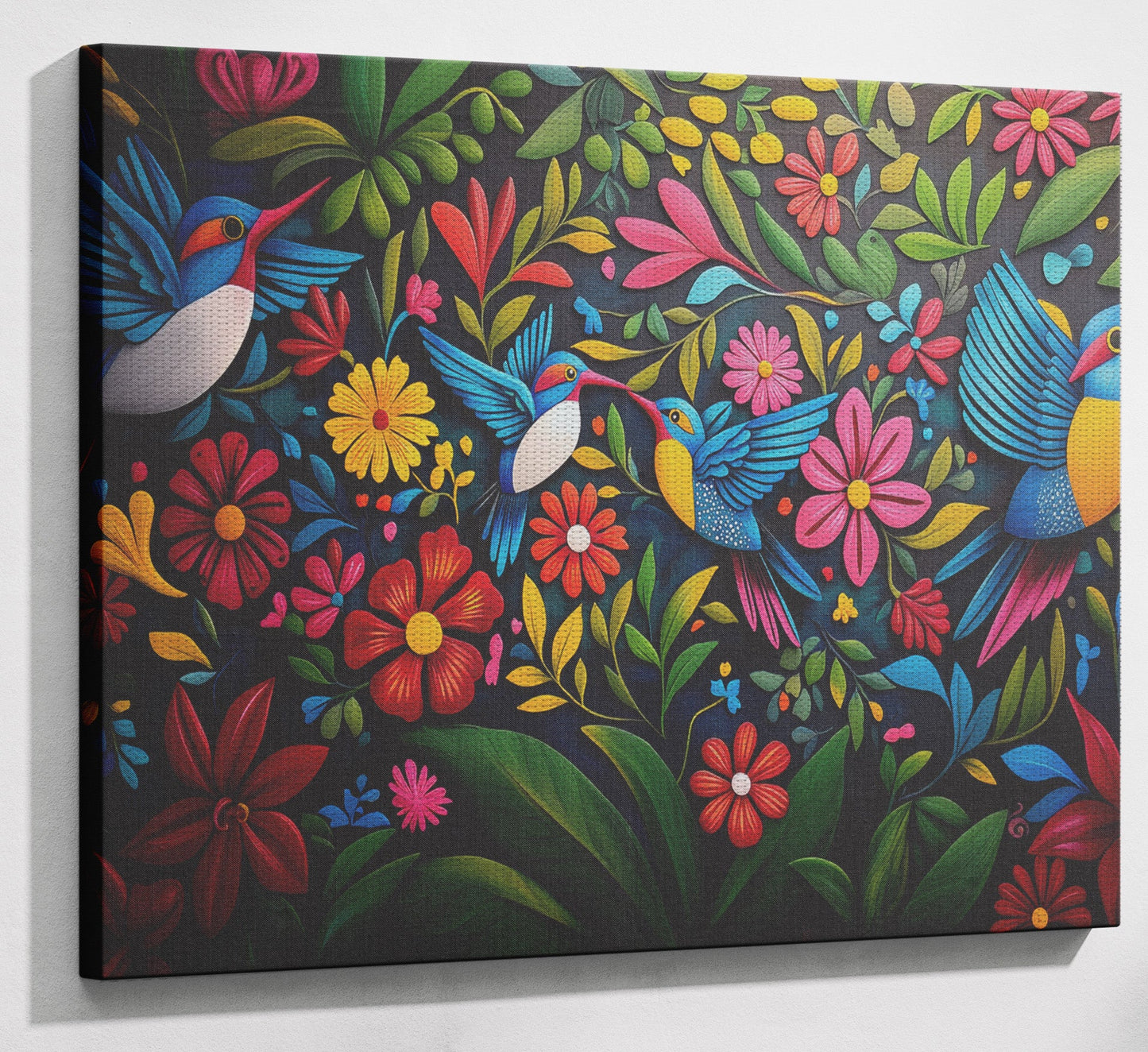 Tropical Bird Floral Caribbean wall art view 13