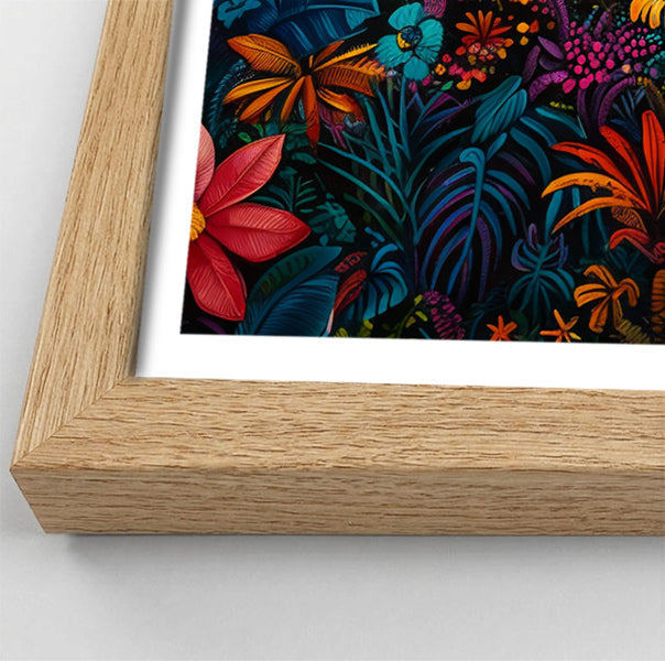 Leopard Jungle Moon Caribbean wall art view 76