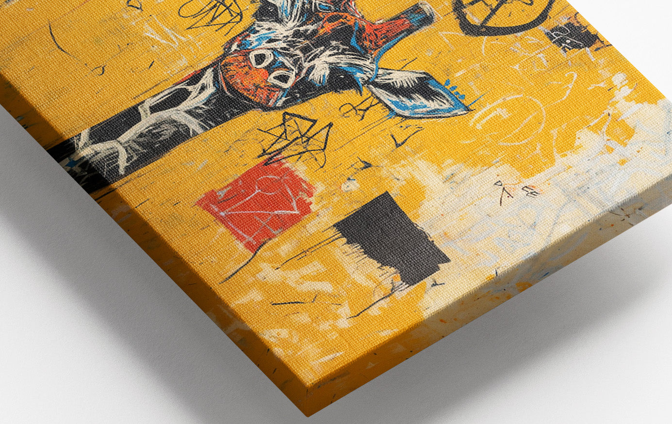 Urban Giraffe Graffiti African American canvas print view 16
