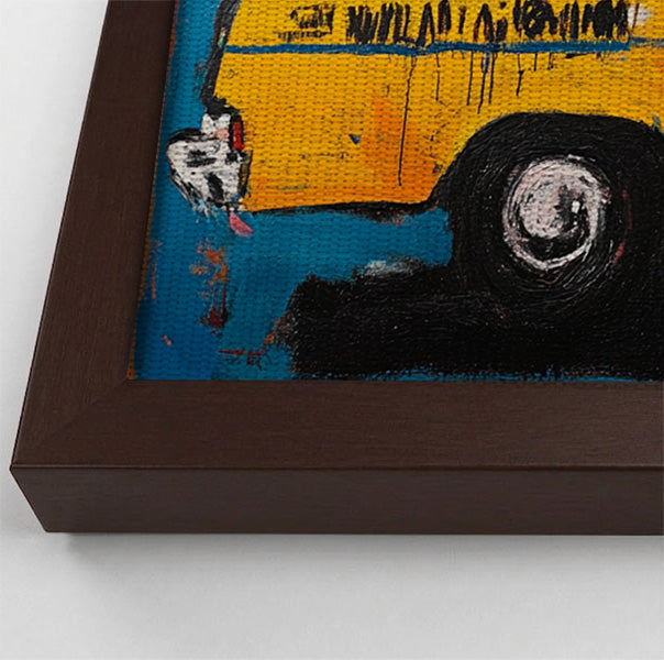 Yellow Taxi Urban Black African American canvas print view 34