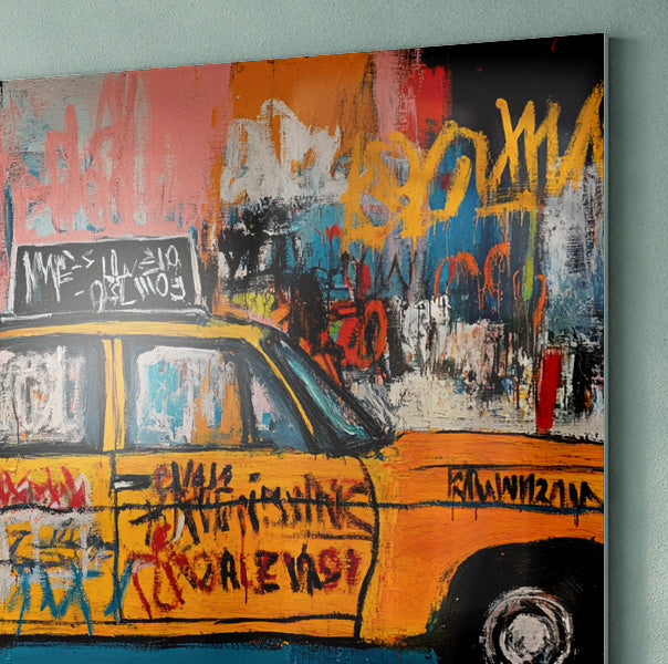 Yellow Taxi Urban Black African American canvas print view 22