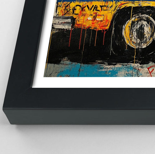 Graffiti Taxi Urban Black African American canvas print view 70