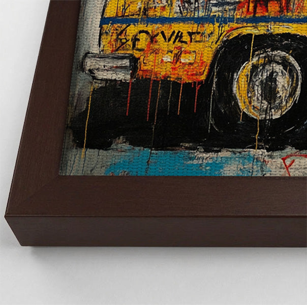 Graffiti Taxi Urban Black African American canvas print view 34