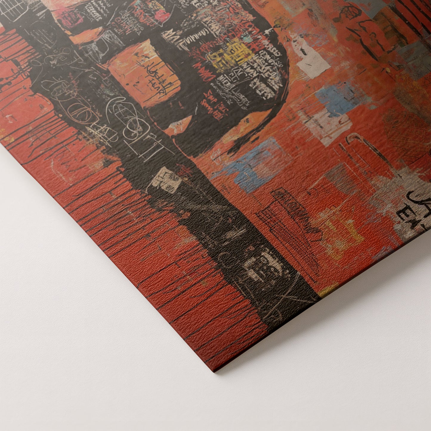 Elephant Graffiti African American canvas print artwork by MoomZee Artwork