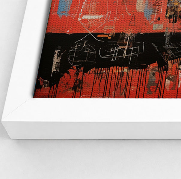 Elephant Graffiti African American canvas print view 64