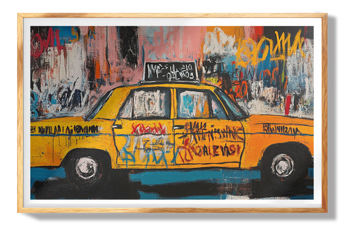 Urban Giraffe Graffiti African American canvas print view 73
