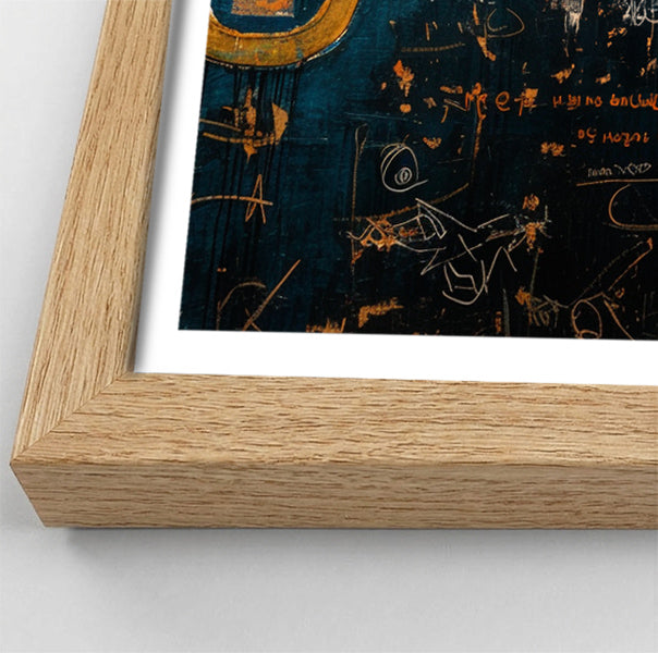 Blue Elephant Graffiti Black African American canvas print view 76