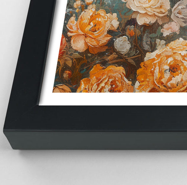 Black Mermaid Rose Garden African American canvas print view 70