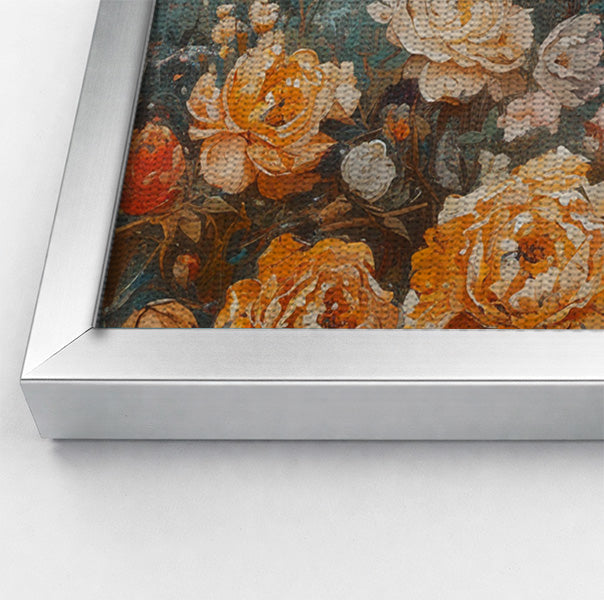 Black Mermaid Rose Garden African American canvas print view 58