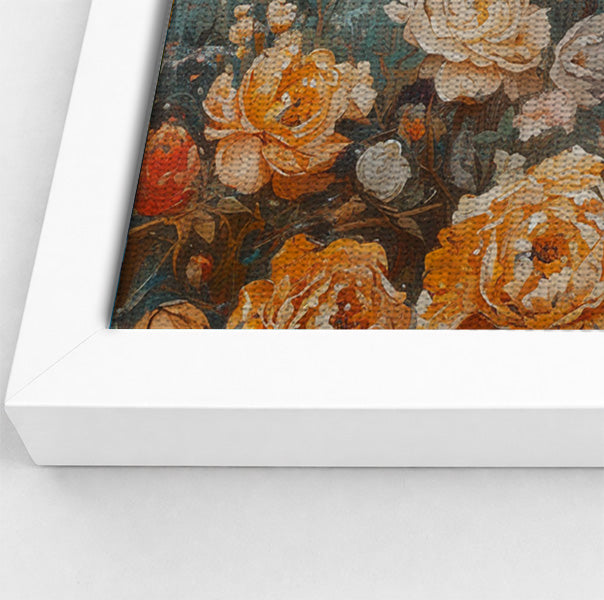 Black Mermaid Rose Garden African American canvas print view 64
