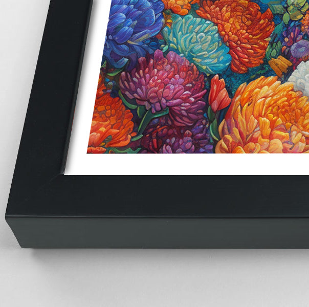 Black Mermaid Coral Reef African American canvas print view 70