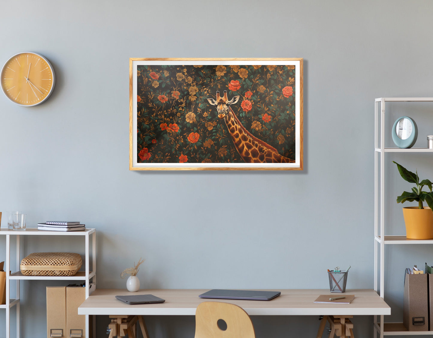 Black Mermaid Rose Garden African American canvas print view 78