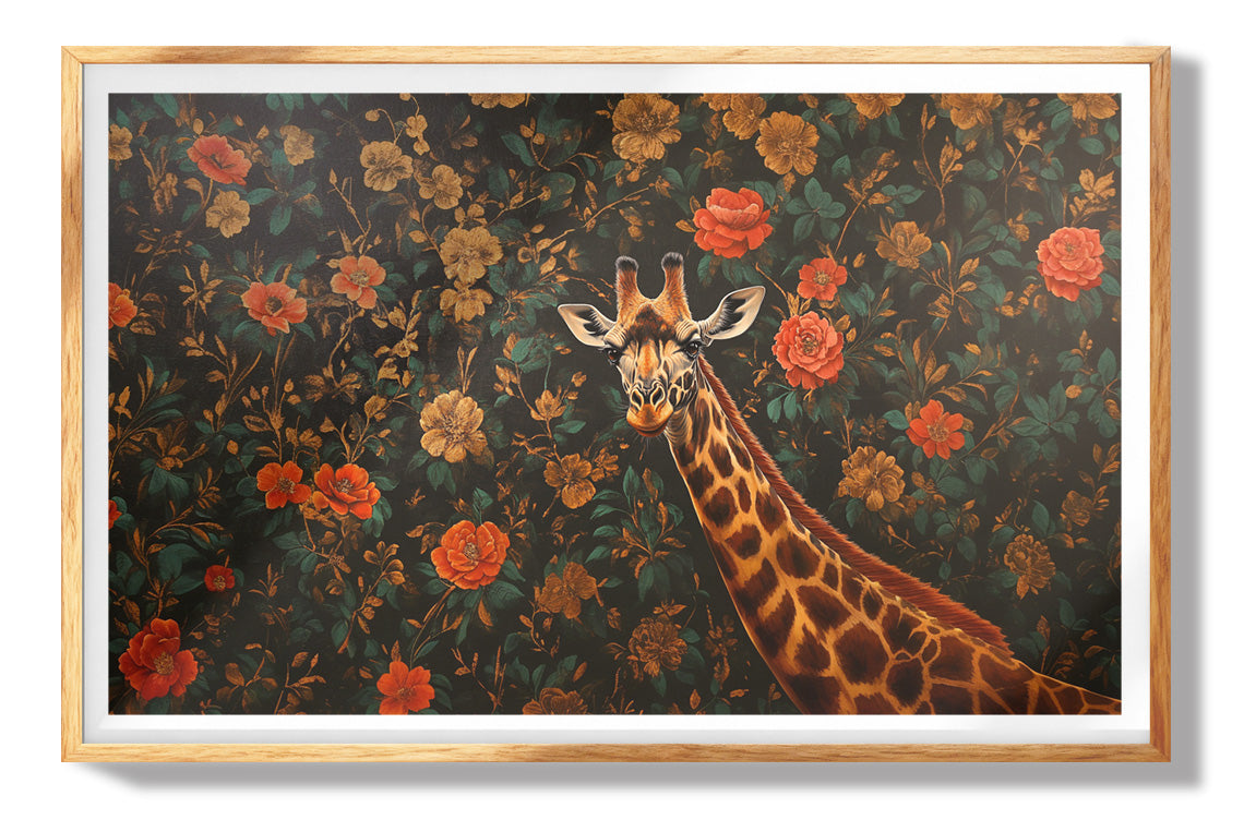 Black Mermaid Rose Garden African American canvas print view 73