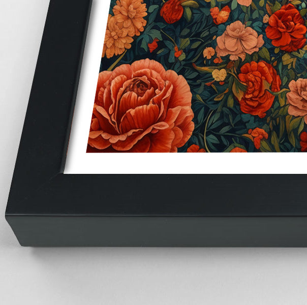 Elephant Rose Floral African American canvas print view 70