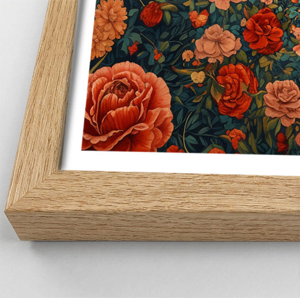 Elephant Rose Floral African American canvas print view 76