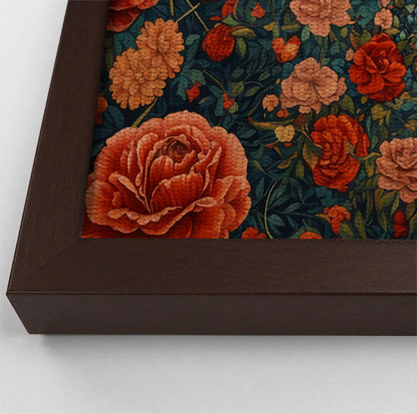 Elephant Rose Floral African American canvas print view 34