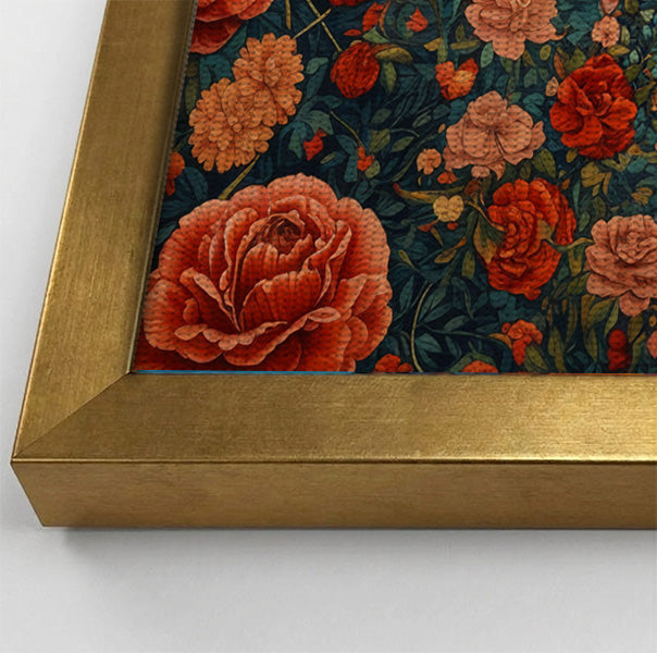 Elephant Rose Floral African American canvas print view 40