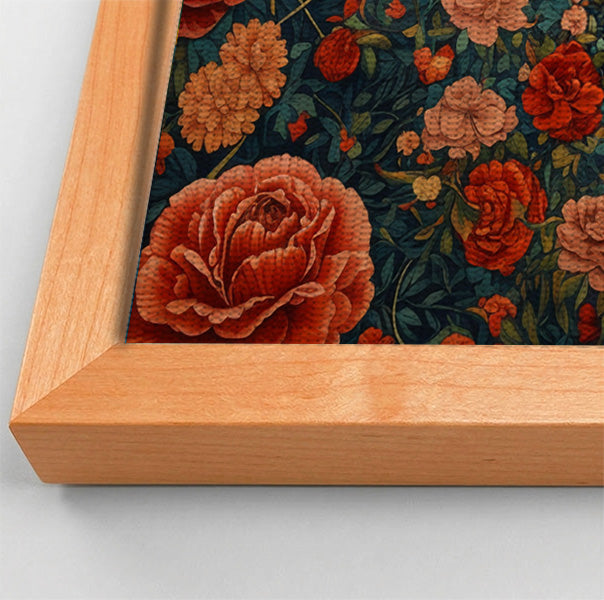 Elephant Rose Floral African American canvas print view 46