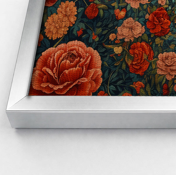 Elephant Rose Floral African American canvas print view 58