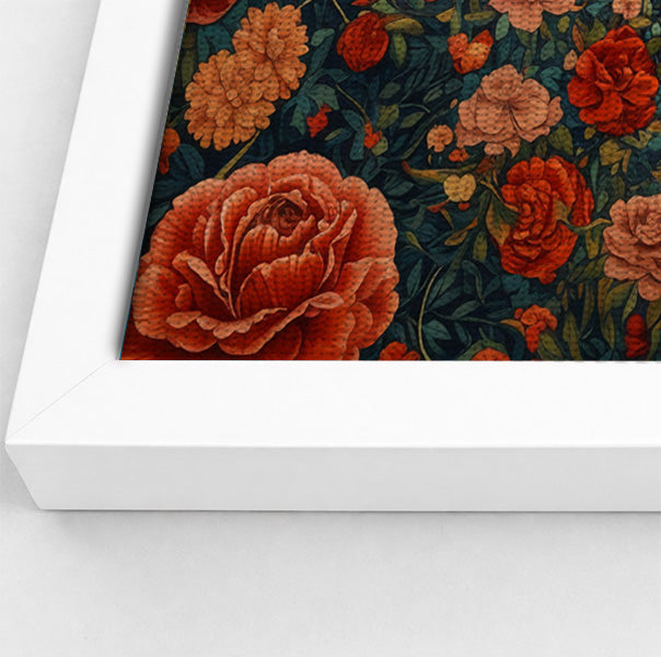 Elephant Rose Floral African American canvas print view 64
