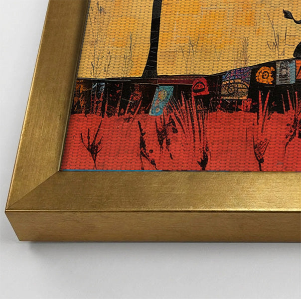 Elephant Sunset Abstract African American abstract art view 40