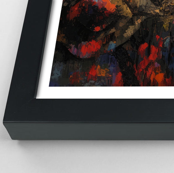 Elephant Forest Reflection African American canvas print view 70
