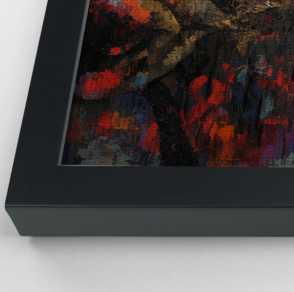 Elephant Forest Reflection African American canvas print view 28