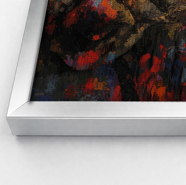 Elephant Forest Reflection African American canvas print view 58