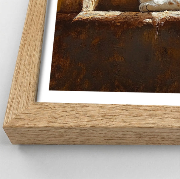 Orange Cat Window African American canvas print view 76