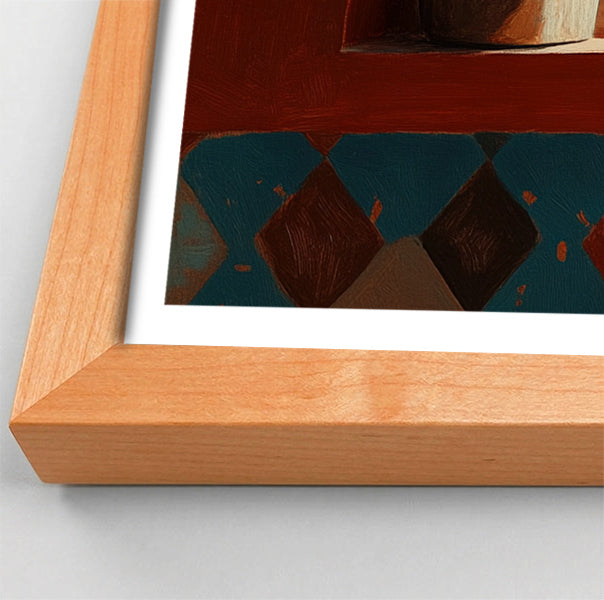 Orange Cat Houseplant African American canvas print view 82